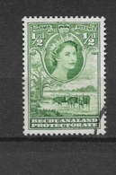 BECHUANALAND  1955 -1958 Queen Elizabeth II  USED Landscape Cows - 1885-1964 Bechuanaland Protectorate