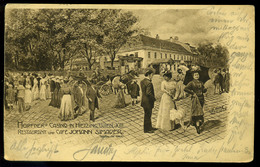 AUSZTRIA WIEN Hopfner Casino Litho Képeslap 1900.  /  Litho Vintage Pic. P.card - Andere & Zonder Classificatie