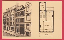 St. Josse-ten-Noode - Réalisation De L'Architecte Jules Petit-Bois ... Maison Avec Plan  ( Voir Verso ) - St-Josse-ten-Noode - St-Joost-ten-Node