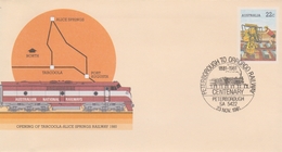 Australia 1981 Centenary Peterborough Railway Prepaid Envelope - Storia Postale