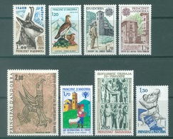 ANDORRE - MNH/** - 1979 - YEAR COMPLETE - Yv 274-281  -  Lot 19121 - Volledige Jaargang