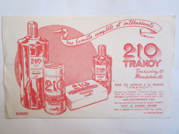 Publicité Buvard Buvards 210 Tranoy Tourcoing Mouscron Tranoy - Parfum & Cosmetica