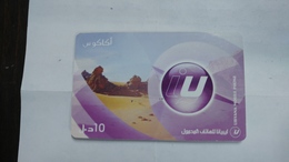 Libya-prepiad Card-(11)-(10units)-(2957658007587)-used Card+1card Prepiad Free - Libye