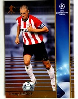 Timmy Simons (BEL) Team PSV Eindhoven (NED) - Official Trading Card Champions League 2008-2009, Panini Italy - Singles (Semplici)