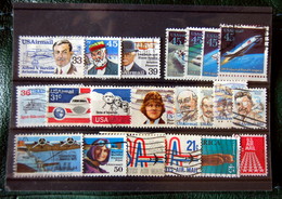 USA  étas-unis US - Small Batch Of  21 Airmail PA Stamps Used - 3a. 1961-… Oblitérés
