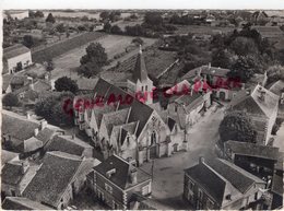 37 - CHAMPIGNY SUR VEUDE - L' EGLISE  VUE AERIENNE LAPIE N° 5- INDRE ET LOIRE  1961 - Champigny-sur-Veude