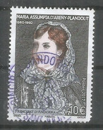 Maria Assumpta D'Areny-Plandolit (personnalitée Andorrane), Un Timbre Oblitéré 2017, 1 ère Qualité - Used Stamps