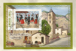 Danse "El Contrapas" Bloc-feuillet ,  Oblitéré,oblit.ronde., 1 ère Qualité - Used Stamps