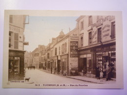 GP 2019 - 564  TOURNAN  (Seine-et-Marne)  :  Rue De Provins   1943   XXX - Tournan En Brie