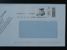 Textile Chaussettes En Laine Timbre En Ligne Sur Lettre (e-stamp On Cover) TPP 4291 - Printable Stamps (Montimbrenligne)
