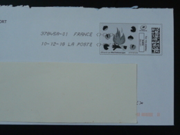 Feu Fire Chataigne Chestnut Timbre En Ligne Sur Lettre (e-stamp On Cover) TPP 4301 - Printable Stamps (Montimbrenligne)