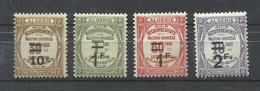 ARGELIA YVERT  TAXAS  21/24   MH  * - Timbres-taxe