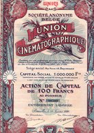 UNION CINEMATOGRAPHIQUE 1920 - Film En Theater