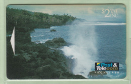 Fiji - 1993 Scenic Issue - $2 Blow Holes - FIJ-020 - FU - Fidschi