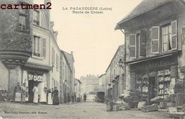 LA PACAUDIERE LAPACAUDIERE ROUTE DE CROZET DEVANTURE COMMERCE 42 LOIRE - La Pacaudiere