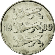 Monnaie, Estonia, 20 Senti, 1999, No Mint, TTB, Nickel Plated Steel, KM:23a - Estonie