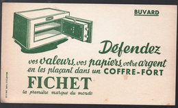 Buvard COFFRE-FORT  FICHET (PPP10311) - F