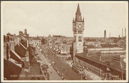 High Row, Darlington, Durham, 1954 - Valentine's Postcard - Darlington