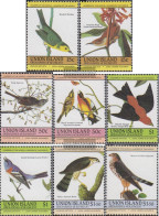 St. Vincent - Union Iceland 78-85 (complete Issue) Unmounted Mint / Never Hinged 1985 John James Audubon: Birds - St.Vincent (...-1979)