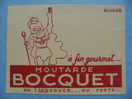 Buvard Fabrique De Moutarde - BOCQUET - Etablissements D'Yvetot 76 - Normandie   A Voir ! - Mostard