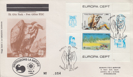 Enveloppe   FDC   1er  Jour   Bloc  Feuillet   CHYPRE   TURQUIE    EUROPA    1986 - 1986