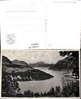 586810,Foto Ak Morschach Blick V. Axenstein Auf Seelisberg U. Pilatus Switzerland - Morschach