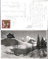 586752,Foto Ak Stoos Morschach Kapelle I. Winter Switzerland - Morschach