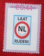 Laat NL Rijden Traffic Sign Persoonlijke Postzegel POSTFRIS / MNH ** NEDERLAND / NIEDERLANDE - Persoonlijke Postzegels