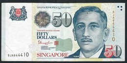 SINGAPORE  P49i  50 DOLLARS  2017   #5JA   2 Stars   XF  NO P.h. - Singapour