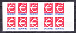 France 3215 C1  Carnet L'Euro Non Plié  Neuf ** TB MNH  Sin Charnela Faciale 4.6 - Moderne : 1959-...