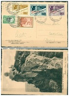 V6471 SAN MARINO 1943 Stampa 3 Val. + Arbe + Compl. Su Cartolina Per Cattolica, Ottime Condizioni - Briefe U. Dokumente