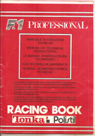 F.1 PROFESSIONAL RACING BOOK TONKA POLISTIL ISTRUZIONI 54 PAGINE - Road Racing Sets