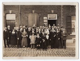 SAINT-NICOLAS - TILLEUR - Photo 12 X 9 Cm - Familles BELLEFROID-COULINNE-DEHASQUE - épicerie LEONARD, Rue Harlez, 96 - Saint-Nicolas