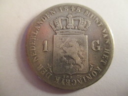 Netherlands: 1 Gulden 1848 - 1840-1849: Willem II.