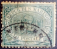 Saint Marin San Marino 1877 Yvert 1 O Used Usato - Usados