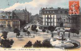 90 - BELFORT - La Place De La Republique Et Le Boulevard Carnot N°35 Edition LL - Belfort – Siège De Belfort