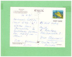 AUSTRALIA 1984 AIR MAIL POSTCARD WITH 1 STAMP TO SWISS - Storia Postale