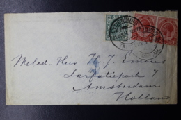 NATAL INTERPROVINCIAL PERIOD LIJDENBURG TRANSVAAL -> AMSTERDAM MIXED FRANKING UNION / TRANSVAAL 10-11-14 - Transvaal (1870-1909)