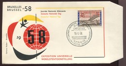 1958 "FDC"  N° 1047  EXPO 58    Journée Allemande - 1951-1960