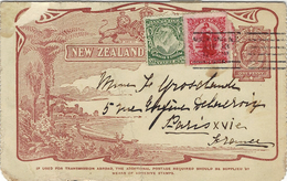 1906- Letter-card Stationary One  + 1 1/2 Pence To Paris ( France  ) - Cartas & Documentos
