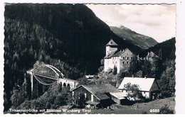 A-3945  WIESBERG : Trisanbrücke Mit Schloss Wiesberg - Landeck