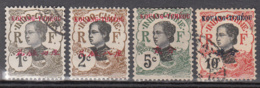 Kouang-Tcheou 18 -19 - 21 - 22 ° - Used Stamps