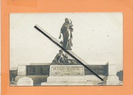 Carte Photo - La Ville De Chaulnes à Ses Enfants Morts Pour La Patrie -( Monument ) - Chaulnes