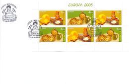 2005.  Europa 2005, FDC With Booklet-pane,  Mint/** - 2005