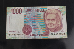 M-An / Billet  -  Italie - République Banca D'Italia  - 1000 Lire  Montessori / Année 1990 - 20000 Lire