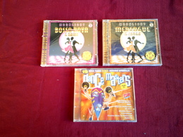 COLLECTION DE 3 CD ALBUMS  DE COMPILATION ° 19 TUBES DANCE MASTERS + MOONLIGHT VOL 3 BOSSA NOVA + VOL 5 MERENGUE é CONGA - Collections Complètes