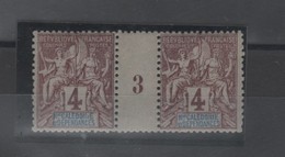 Nouvelle- Calédonie_( 1893)  Millésimes N°39 (neuf ) - Unused Stamps