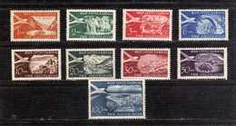 1951 - Yugoslavia - Sc. C 34 - C 42 - MNH - YU- 303 - 01 - Posta Aerea