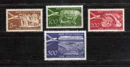 1951 - Yugoslavia - Sc. C 50 - C 53 - MNH - YU- 304 - 01 - Posta Aerea