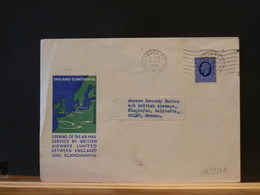 82/935A  LETTRE ENGLAND TO MALMO  1936  1° FLIGHT - Briefe U. Dokumente